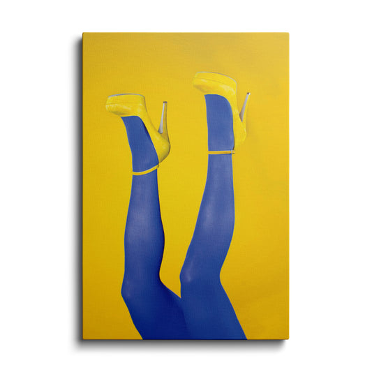 Products | Yellow hill With Lady Legs | wallstorie
