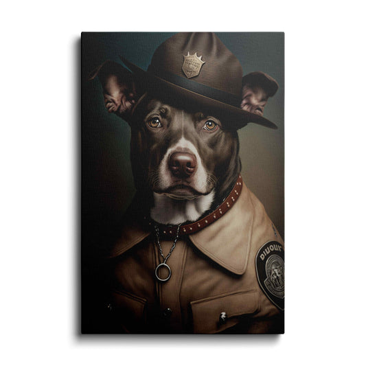 AI art | American Pit Bull Terrier | wallstorie
