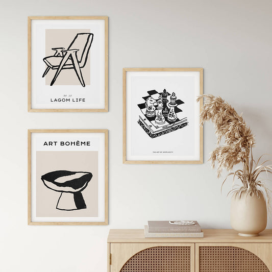 Modern Art Posters | Game of Chess | wallstorie