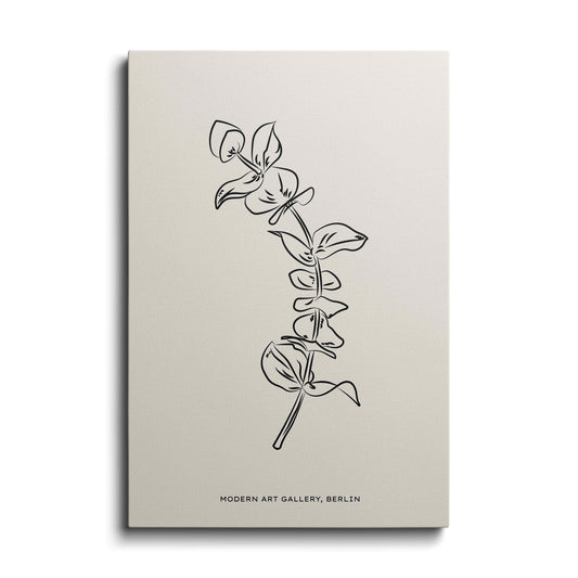 Line art | Falling Flowers | wallstorie