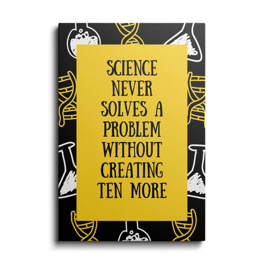 Motivational poster | Science Never Solves | wallstorie