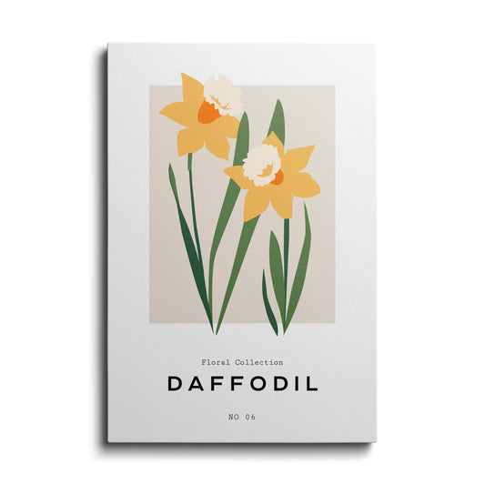 Botanical prints | Daffodil in Winter end | wallstorie