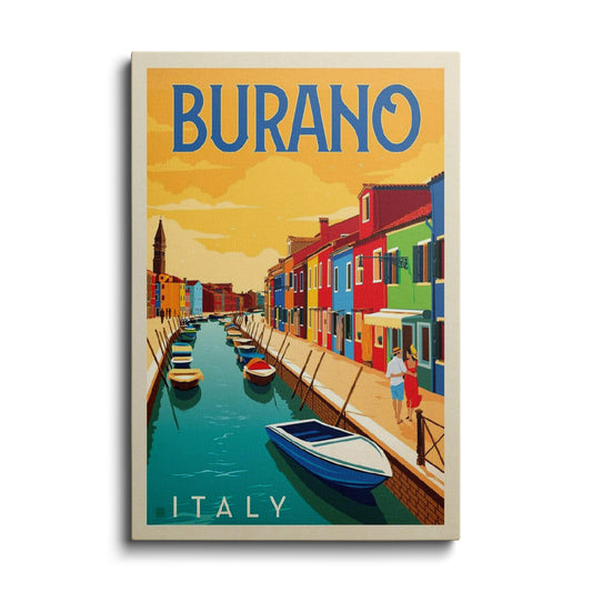 Travel Art | Burano Italy | wallstorie