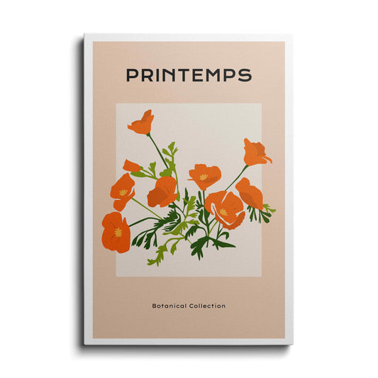 Botanical prints | Orange Primrose | wallstorie