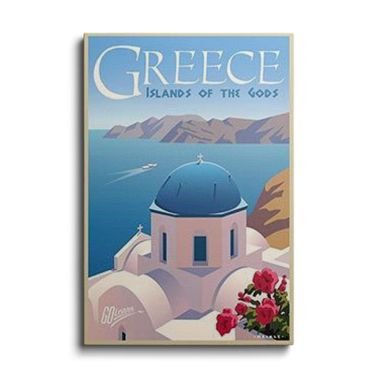 Travel Art | Greece Islands of God | wallstorie
