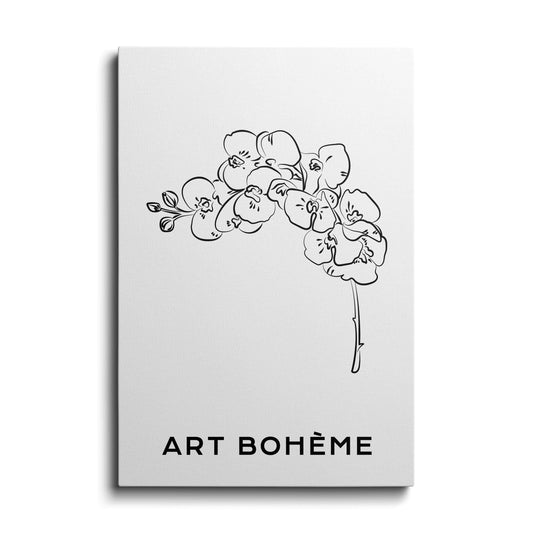 Line art | Flower Backstretch | wallstorie