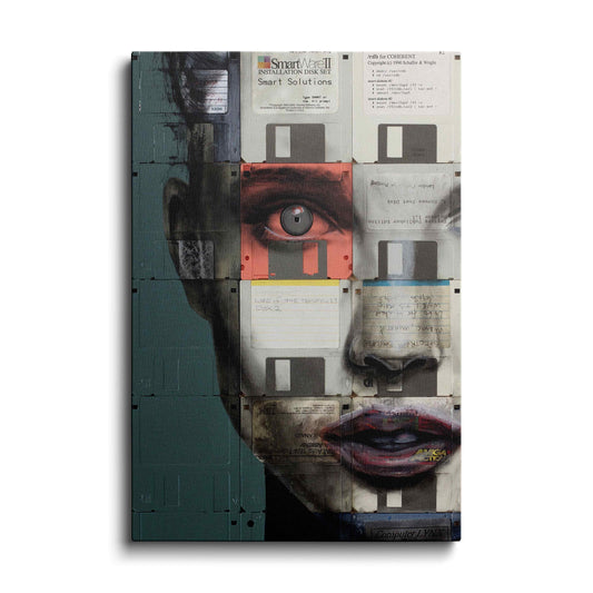 Collage Art | Red Eye | wallstorie