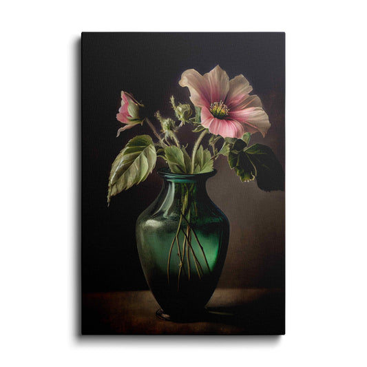 AI art | Hibiscus Flower In Pot | wallstorie