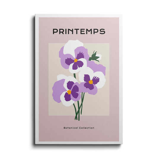 Botanical prints | Purple Peony | wallstorie