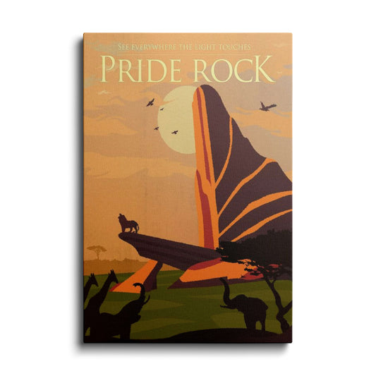 Travel Art | See Everywhere The Light Touch -Pride Rock | wallstorie