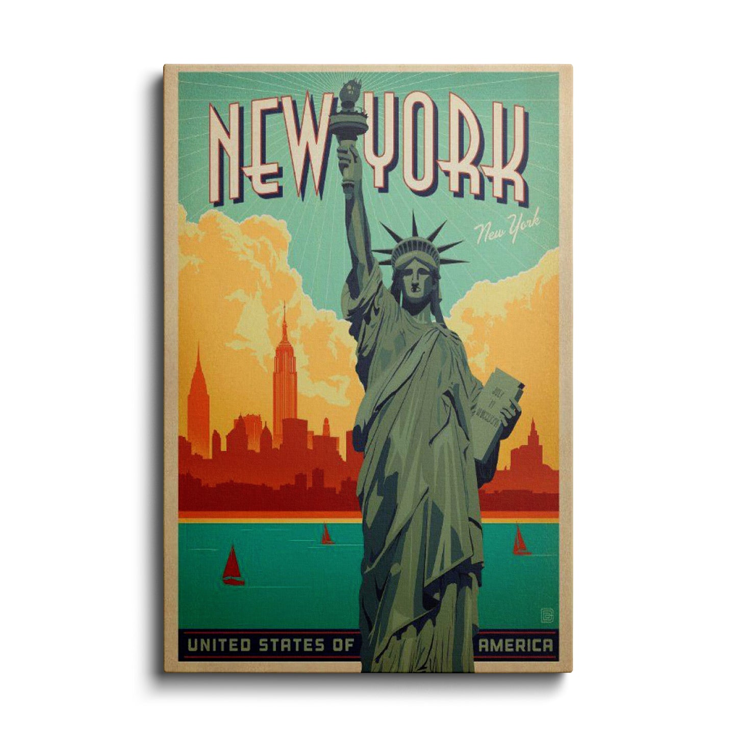 New York United States of America---
