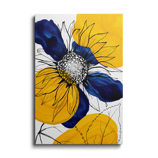 Botanical prints | Spurious Sunflower | wallstorie
