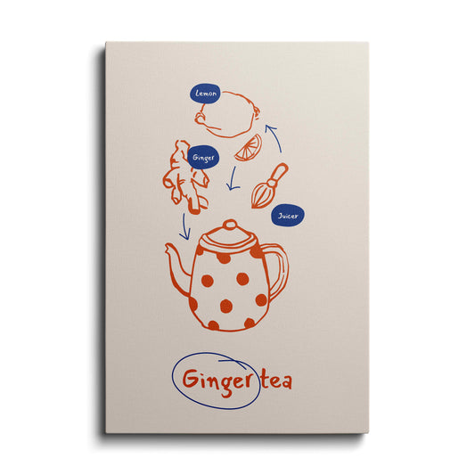 Kitchen prints | Ginger Tea | wallstorie