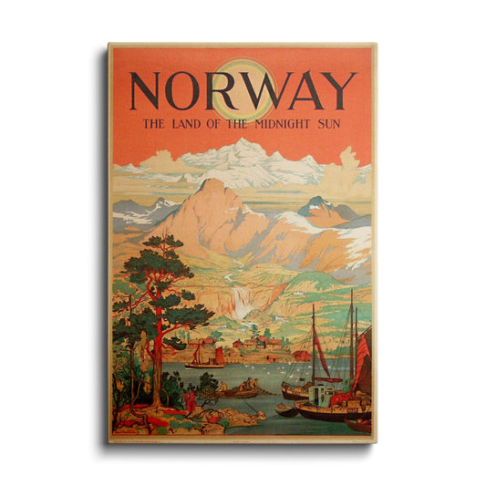 Travel Art | Norway The Land Of The Midnight Sun | wallstorie