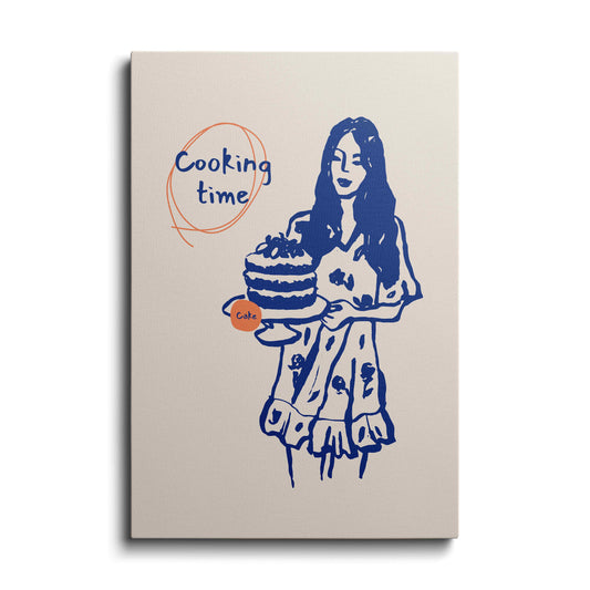 Kitchen prints | Cooking Time | wallstorie