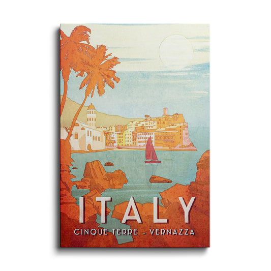 Travel Art | Italy Cinque Terre- Vernazza | wallstorie
