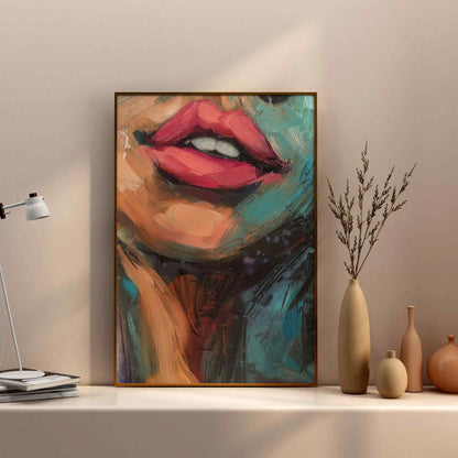 Painting the lips