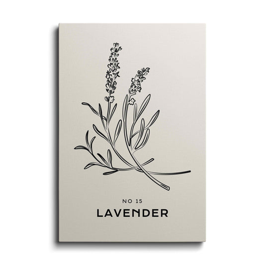 Line art | Falling Lavender | wallstorie
