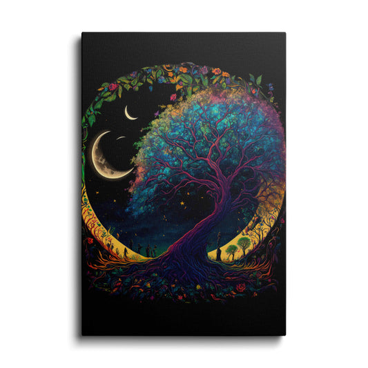 AI art | Twilight Tree | wallstorie