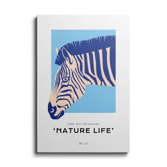 Products | Zebra in Blue Sky | wallstorie