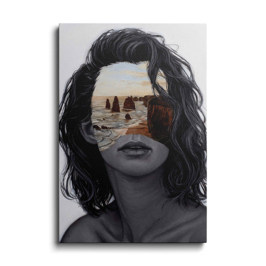 Collage Art | Ocean eyes | wallstorie