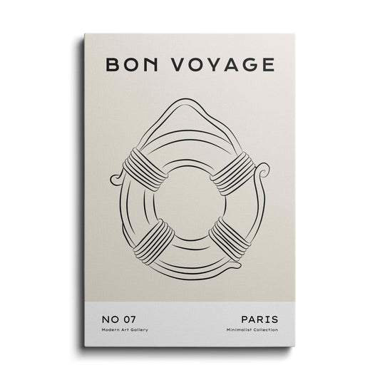 Line art | Bon Voyage | wallstorie