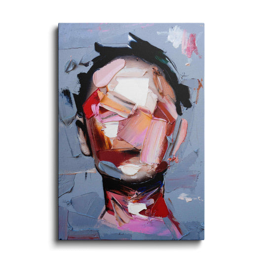 Collage Art | color pasting face | wallstorie