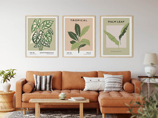 Tropical Posters | Tropical Shades of Green | wallstorie