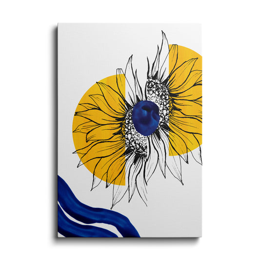 Botanical prints | Sunflower Pieces | wallstorie