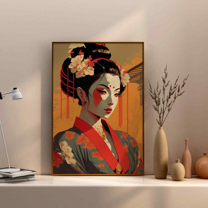 Japanese Geisha Lady