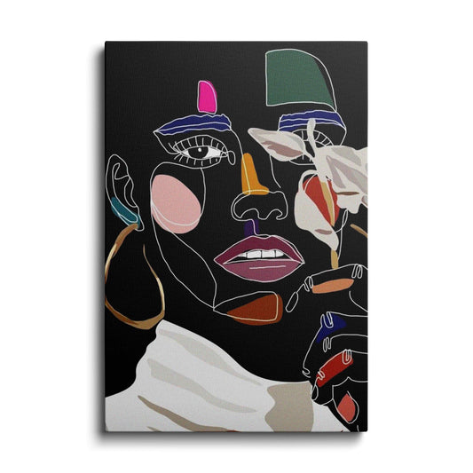Products | Abstract art face | wallstorie