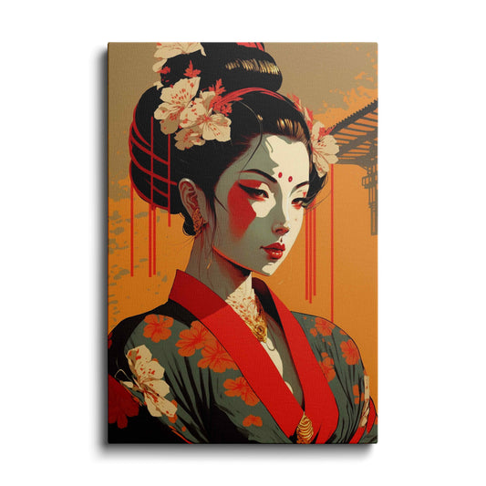 AI art | Japanese Geisha Lady | wallstorie