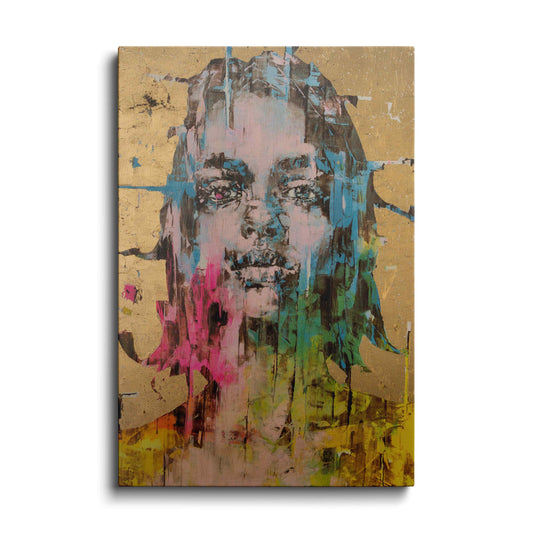 Collage Art | Raining colors | wallstorie