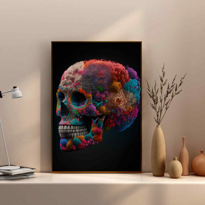 Flowerful Skull