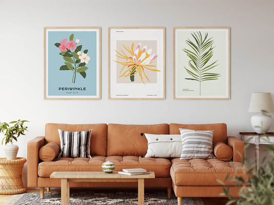 Tropical Posters | Blooming of Periwinkle Plant | wallstorie