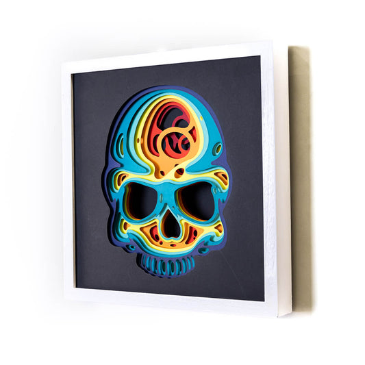 Paper Art | Skull | wallstorie